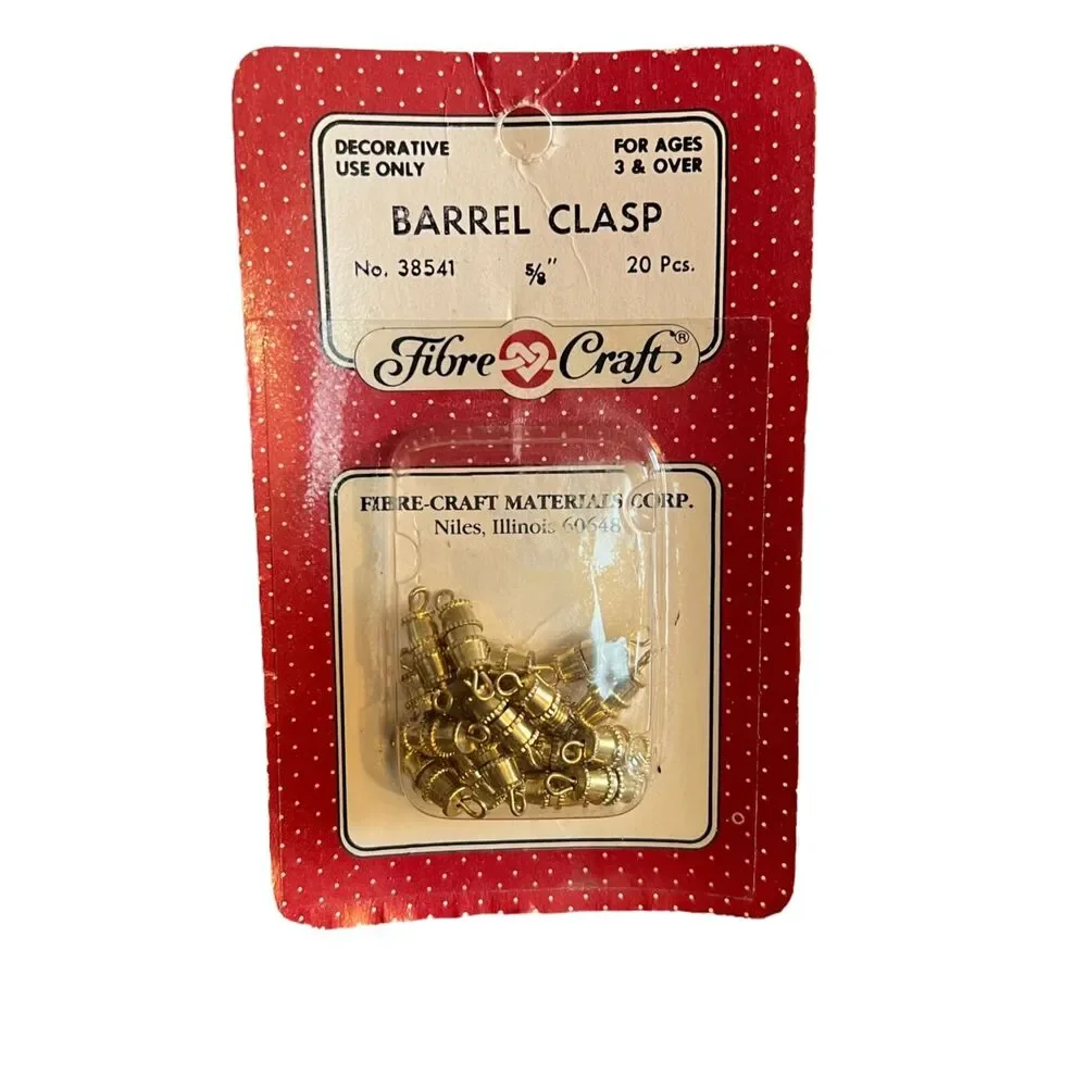 Lot of Jewelry Clasps Barrel Clasps Five Strand Tube Bar Toggle Clasp